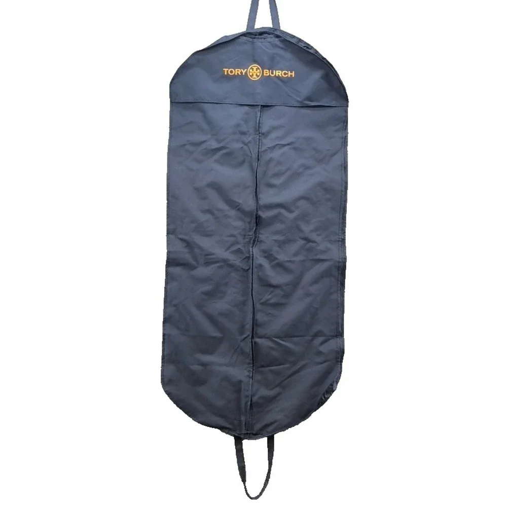 Tory Burch Canvas Garment Bag Blue Foldable Large Travel Storage